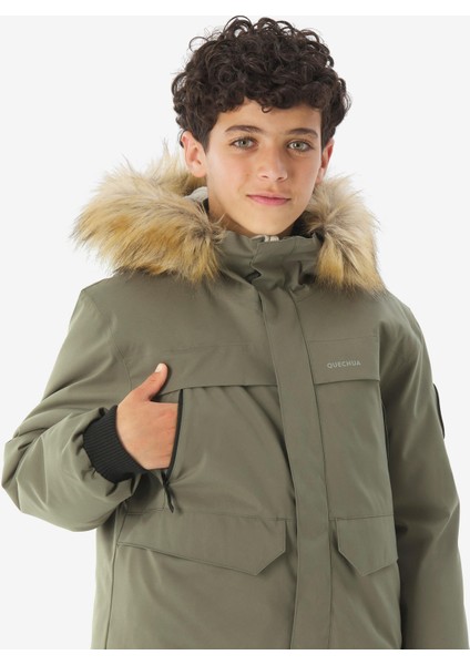 Quechua Çocuk Outdoor Kışlık Mont/kar Montu - Yeşil - NH500 indirimleri