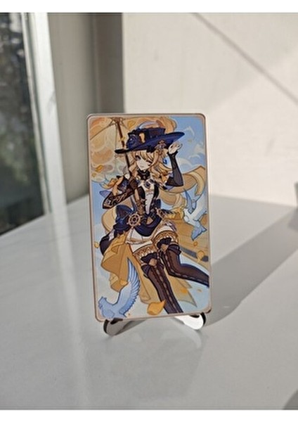 Genshin Navia Metal Koleksiyon Kartı 2 (6,5 x 11,5 Cm) (1 Adet)