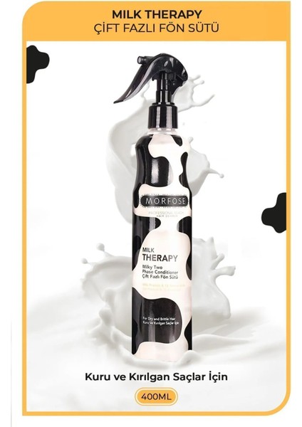 Milk Therapy Çift Fazlı Kondisyoner Fön Suyu 400 ml - Mrfs