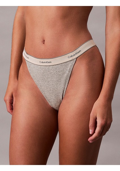 Calvın Kleın Kadın Marka Logolu Elastik Bantlı Günlük Kullanıma Uygun Gri Külot LV00QF8370 P7A fiyatları