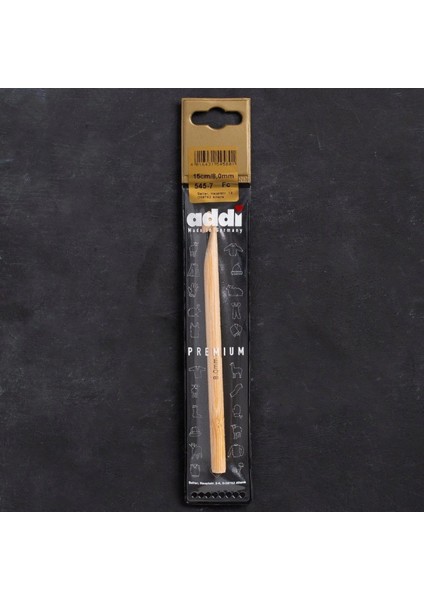 Addi Bambus 8mm 15CM Bambu Yün Tığ - 545-7