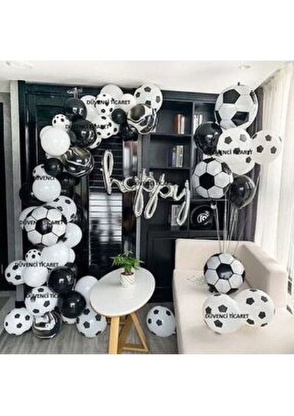 Happy Folyolu Futbol Temalı Balon Set modelleri