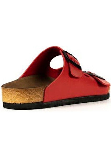 Lens Kırmızı Kadın Terlik Rahat&konforlu modelleri