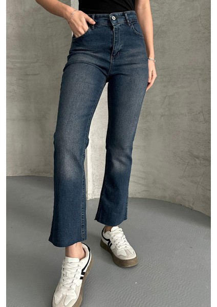 Tint Kahve Boy Fit Kesik Paça Jean Tint Kahve / 25 fiyatları