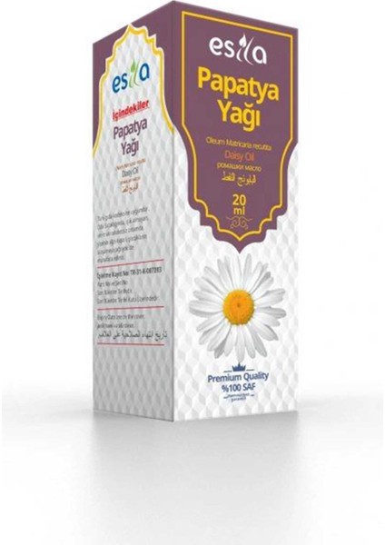 Papatya Yağı 20 Ml.