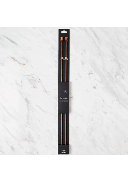 La Mia Rosewood 3 mm 36 cm Ahşap Örgü Şişi