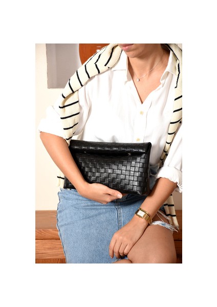 Şık Tasararımlı Düğün Parti Özel Gün Clutch Çanta