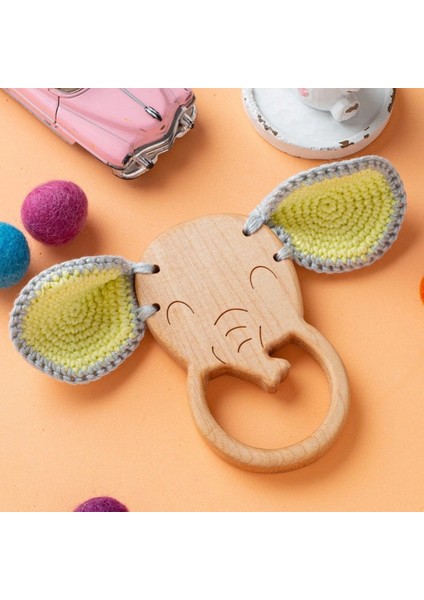 Hobi Baby Ceylan Figürlü Organik Ahşap Diş Kaşıyıc modelleri