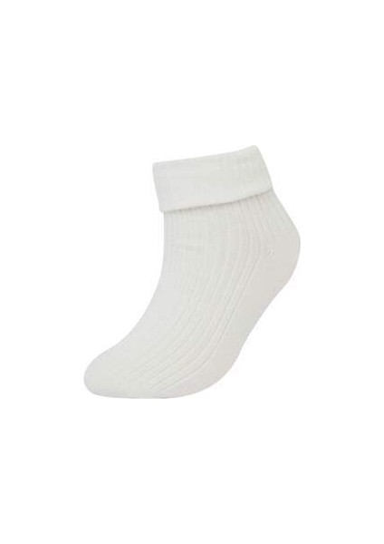 Kız Bebek Dikişsiz 4'lü Pamuklu Uzun Çorap C9092A5NS fırsatları