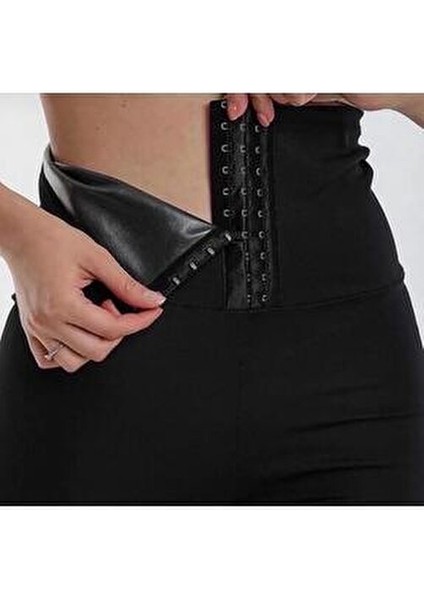 Profesyonel Zayıflatma Garantili Sauna Yağ Yakan Yüksek Bel Agraflı , Üründür.