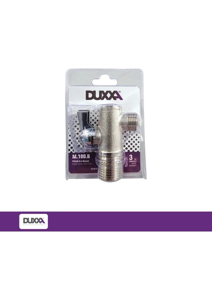 Filtreli Ara Musluk Pirinç Blister M.100.B