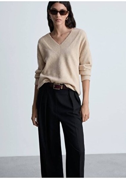 Sivri Yaka Oversize Kazak