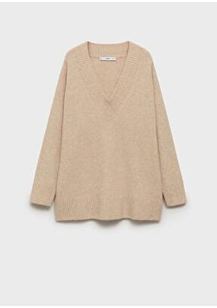 Sivri Yaka Oversize Kazak modelleri