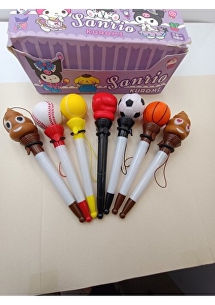 Boks Sukuşi Başlıklı Oyuncaklı Tükenmez Kalem Okul Öncesi Hediyelik Kalemler fırsatları