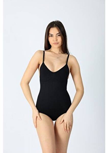 Kadın ip Askılı alttan Kancalı Bölgesel Toparlayıcı Vücut Sıkılaştırıcı Badi Zıbın Korse