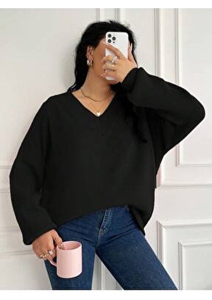 Büyük Beden Triko Kazak