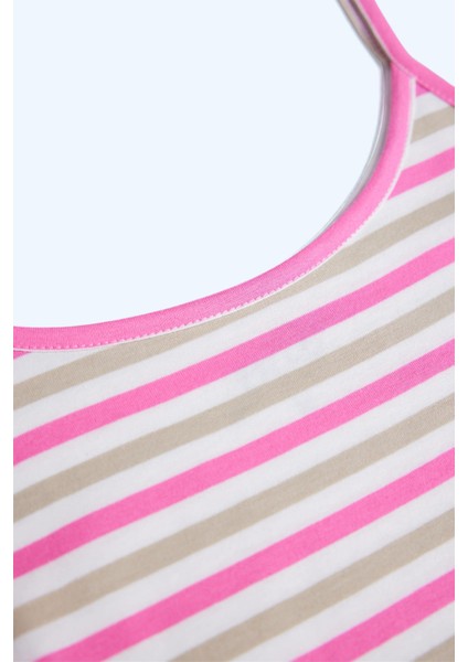 Kadın Ince Askılı Pijama Takım Pembe Renk fiyatları