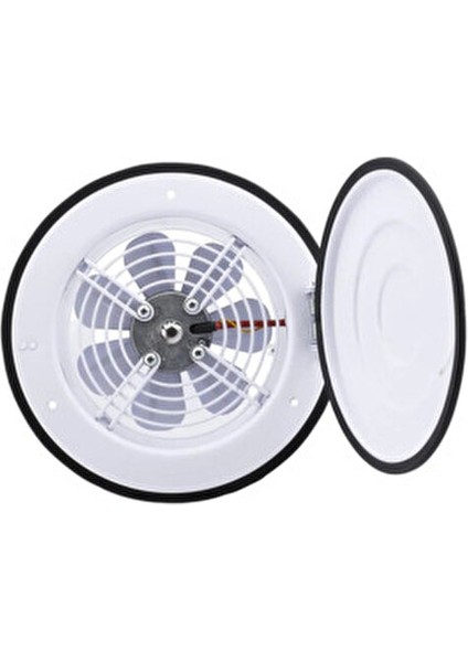 Havalandırma Aspiratörü Kapaklı Vantilatör 300 mm Banyo Wc Işyeri Fanı Kirli Hava Kötü Koku Metal. fiyatları