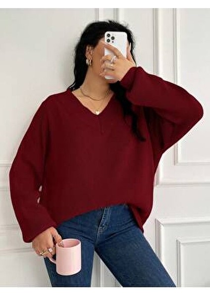 Büyük Beden Triko Kazak modelleri