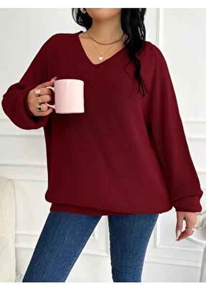 Büyük Beden Triko Kazak