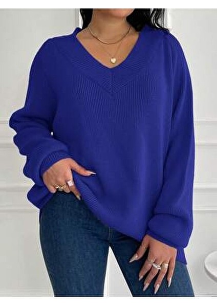 Büyük Beden Triko Kazak