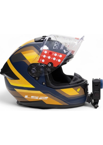 Ls2 Stream 2 Kask Için Aksiyon Kamerası Kask Çene Bağlantı Aparatı Chin Mount indirimleri