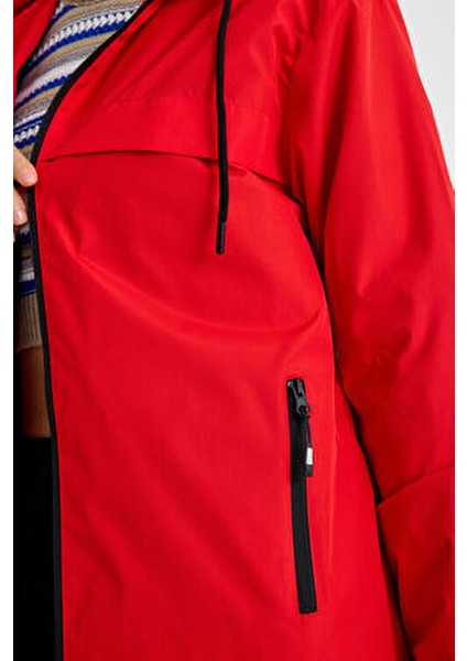 Kadın Içi Astarlı Suya Dayanıklı Kapüşonlu Cepli Yağmurluk fiyatları