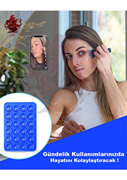 Silikon Vakumlu Telefon Tutucu, Cep Telefonu Için Silikon Yapışkanlı, Kaymaz Vantuz Telefon Tutucu fırsatları