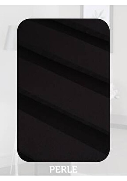 Siyah Renk Zebra Perde Yüksek Kalite Bambu Stor Alüminyum Kasa Düz Desen Polyester