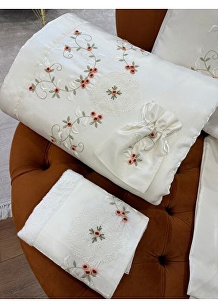 Nişan Bohça Seti El Işi ( Seccade Setimiz 6 Parçadan Oluşmaktadır..) fiyatları