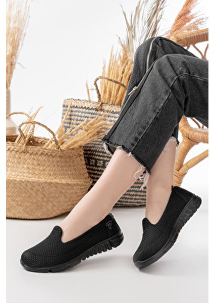 Kadın Babet Siyah Rahat Hafif Anne Ayakkabısı Günlük Ayakkabı spor ayakkabı fiyatları