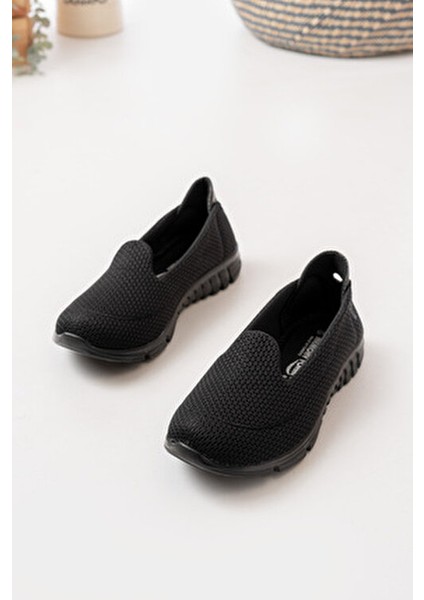Kadın Babet Siyah Rahat Hafif Anne Ayakkabısı Günlük Ayakkabı spor ayakkabı fırsatları
