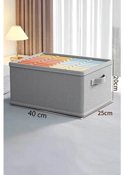 2 Adet Dolap Içi Düzenleyici, Raf Düzenleyici, Katlanabilir Kıyafet Saklama Kutusu-40 CMX25 CMX20CM modelleri