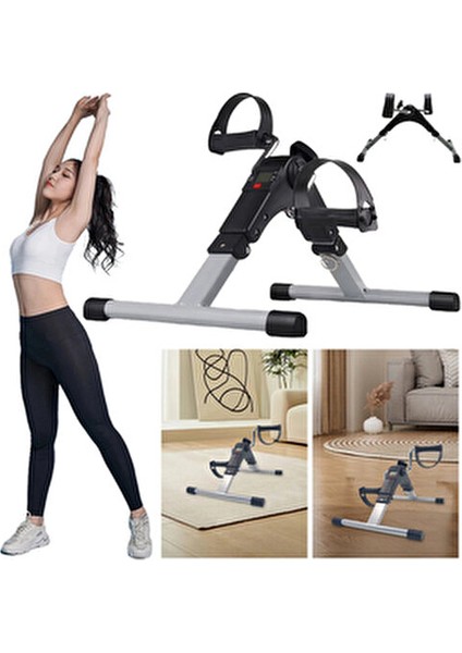 El Ayak Mini Katlanabilir Dijital Göstergeli Egzersiz Bisikleti Kondüsyon Bisikleti modelleri