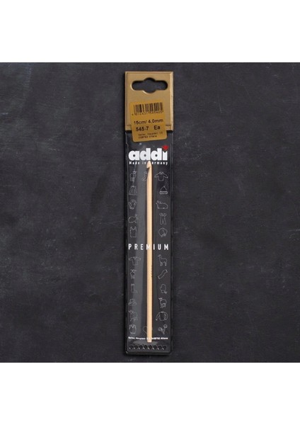 Addi Bambus 4mm 15CM Bambu Yün Tığ - 545-7