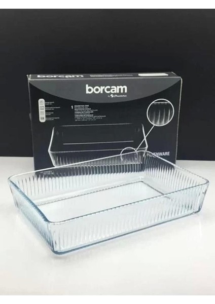 59964 Borcam Dikdörtgen Tepsi 30X20CM