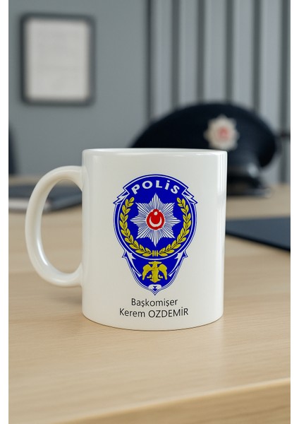 Polis Kişiye Özel Baskılı Kupa Bardak fiyatları