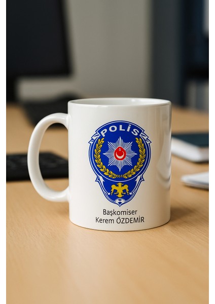 Polis Kişiye Özel Baskılı Kupa Bardak modelleri