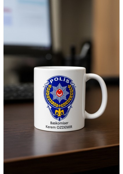 Polis Kişiye Özel Baskılı Kupa Bardak fırsatları