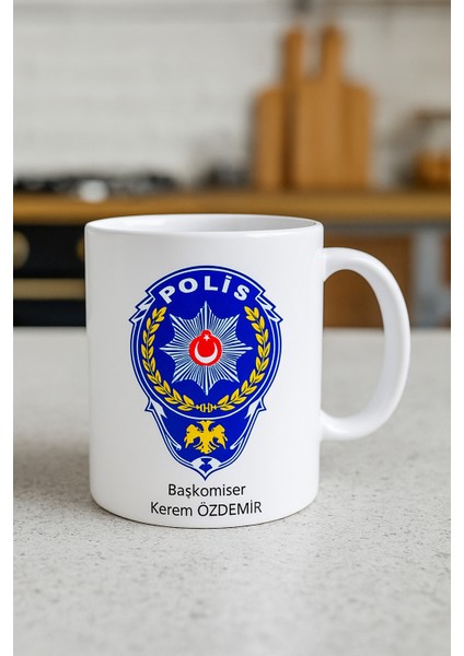 Polis Kişiye Özel Baskılı Kupa Bardak indirimleri