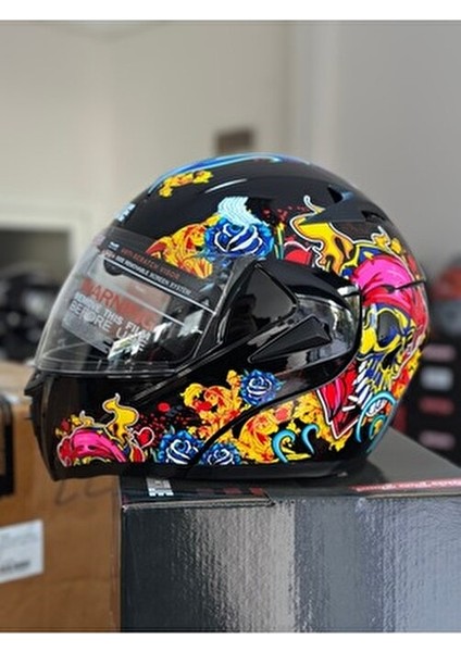 Çene Açılır Motokaskk | Çelik Mekanizma / Güneş Gözlüğü / Çene Açılır Motosiklet Kaskı fiyatları