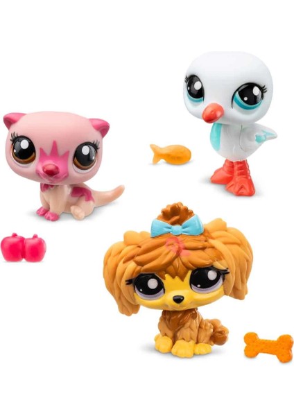 Nessiworld Littlest Pet Shop Minişler 3’lü Figür Seti S2 modelleri