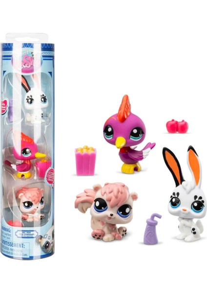Nessiworld Littlest Pet Shop Minişler 3’lü Figür Seti S2 fırsatları