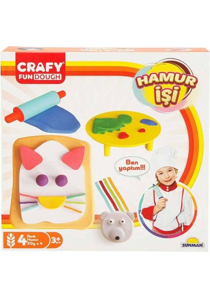 Nessiworld Hamur Işi Oyun Hamuru Seti 200 gr 6 Parça fiyatları