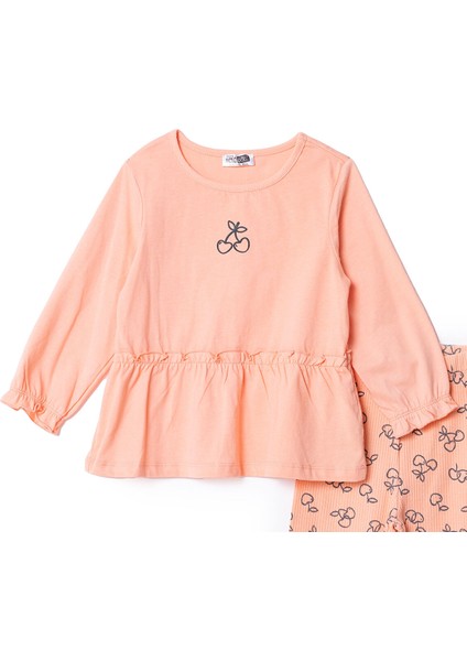 Kız Bebek Winter Cherry Bluz-Tayt Kaşkorse Reçme Paça modelleri