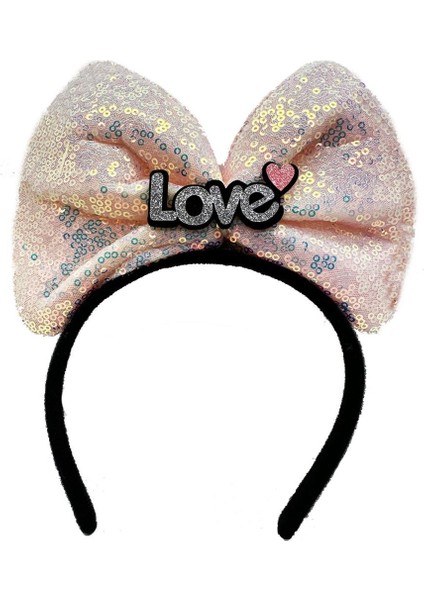 Nessiworld LED Işıklı 3 Farklı Fonksiyonda Yanan Toz Pembe Fiyonk Taç 20X17 cm