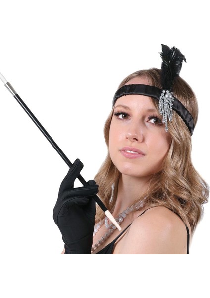 Nessiworld Uzun Sigara Ağızlık 70LI 80LI 90LI Yıllar Retro Parti 30 cm