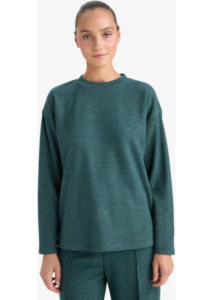 Relax Fit Bisiklet Yaka Sweatshirt F1013AX25AU modelleri