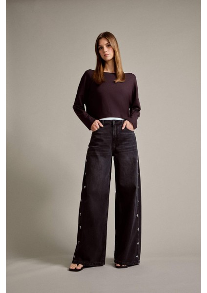 Relax Fit Geniş Paça Jean Pantolon G3603AX25AU