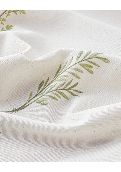 Greeny Pamuk Polyester Masa Örtüsü 150X200 cm Beyaz - Yeşil modelleri
